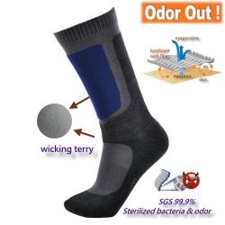 複製-(99230A) Moisture Wicking Deodorant Outdoor Climbing Hiking Warm Knee Socks 